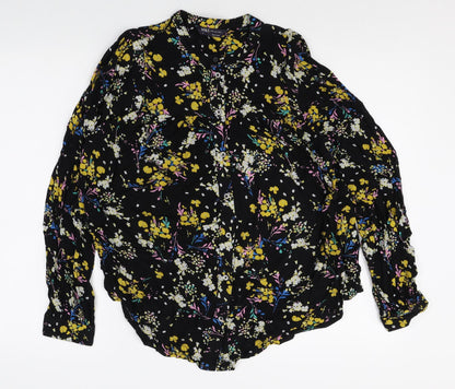 Womens UK Size 8 Marks and Spencer Multicoloured Basic Button-Up