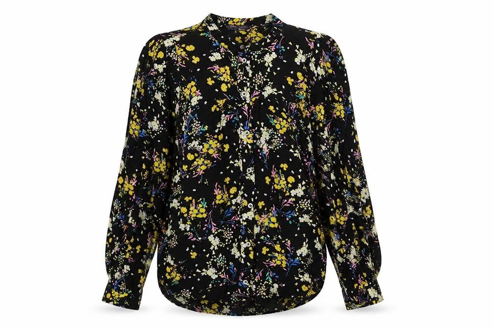 Womens UK Size 8 Marks and Spencer Multicoloured Basic Button-Up