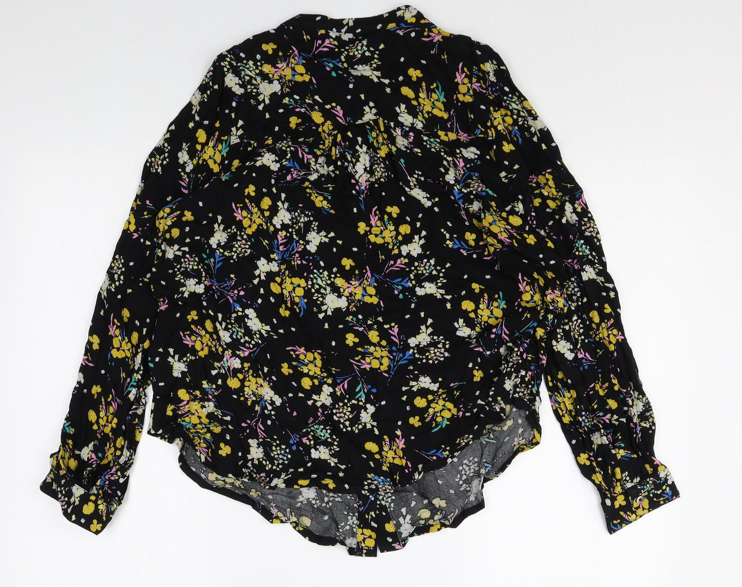 Womens UK Size 8 Marks and Spencer Multicoloured Basic Button-Up