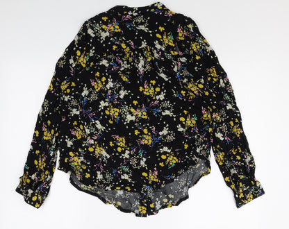 Womens UK Size 8 Marks and Spencer Multicoloured Basic Button-Up