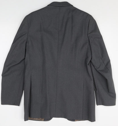 Mens UK Size 40 Preworn Regular Grey Suit Jacket