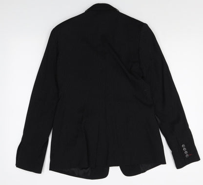 NEXT Womens Beige Geometric Polyester Jacket Blazer Size 10