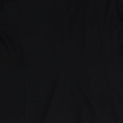 Marks and Spencer Womens Black Polyester Jacket Blazer Size 12
