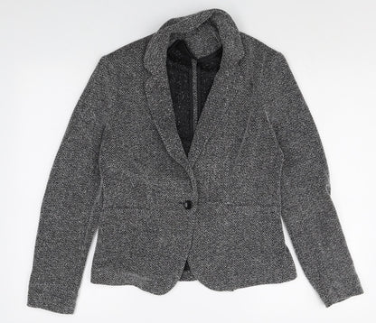 New Look Womens Green Polyester Jacket Blazer Size 10