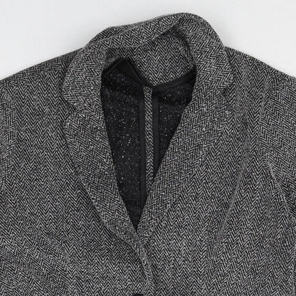 New Look Womens Green Polyester Jacket Blazer Size 10