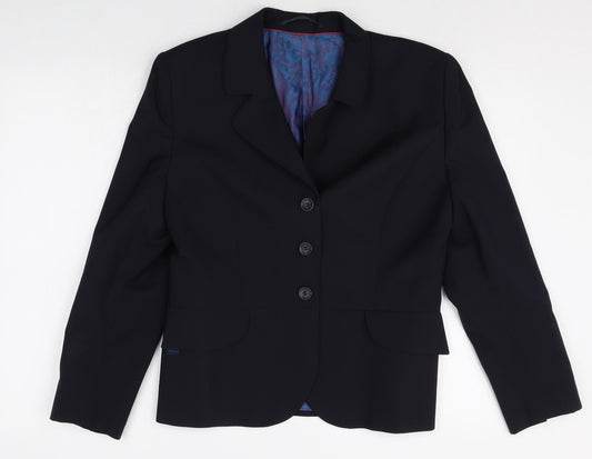 Womens UK Size 12 Wardrobe Regular Black Blazer