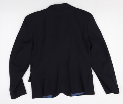 Womens UK Size 12 Wardrobe Regular Black Blazer