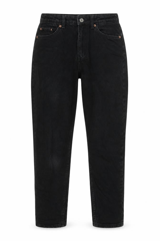 Womens UK Size 10 Denim & Co. Regular Fit Straight Black Jeans
