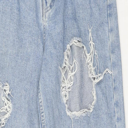 BDG Womens Blue Cotton Straight Jeans Size 28 in Regular Zip