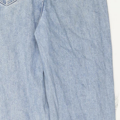 BDG Womens Blue Cotton Straight Jeans Size 28 in Regular Zip