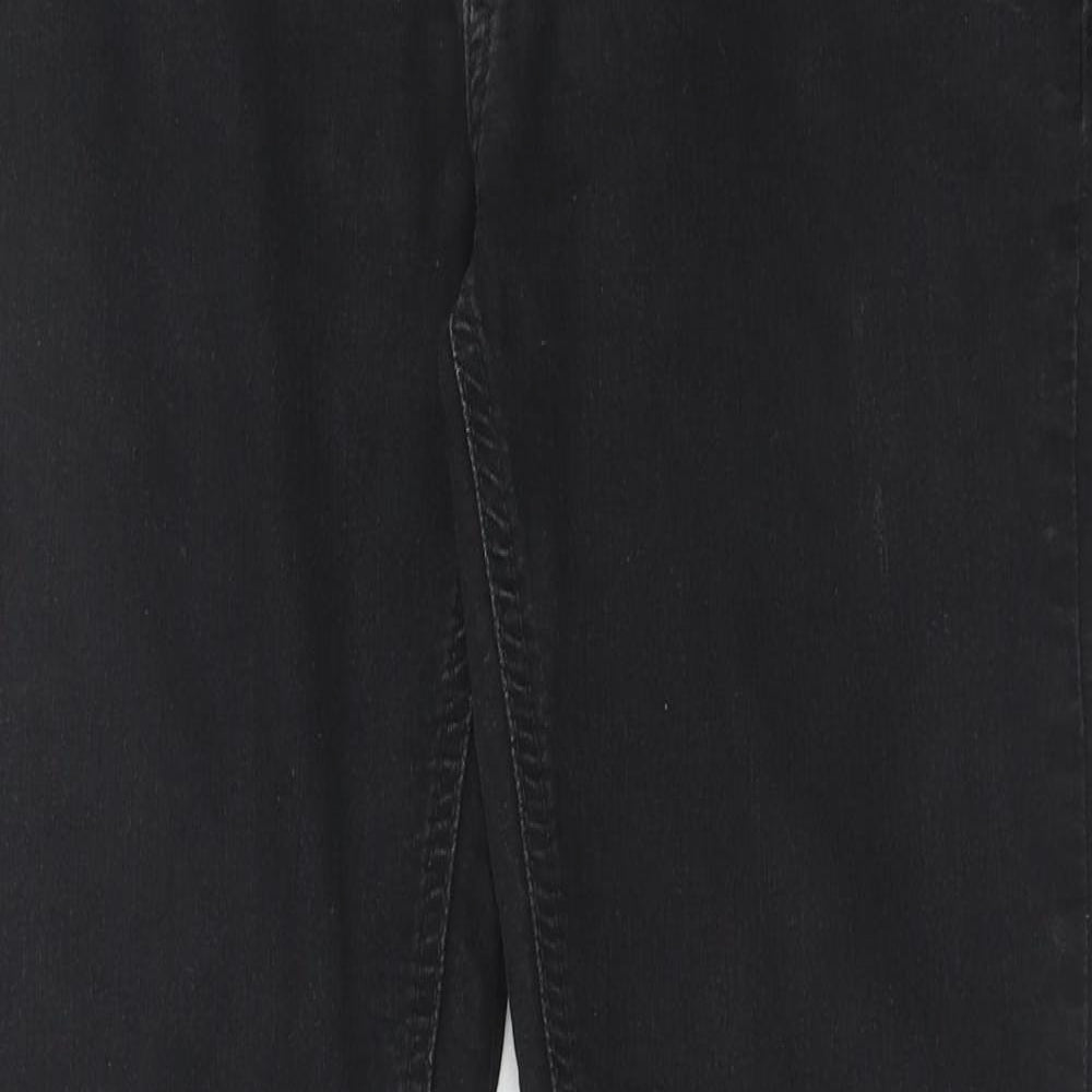 Brooklyn Supply Co Womens Black Cotton Skinny Jeans Size 16 Regular Zip