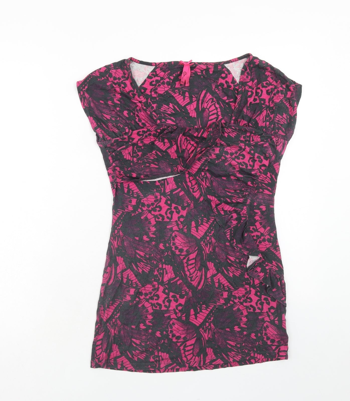 Womens UK Size 10 NEXT Pink Basic T-Shirt