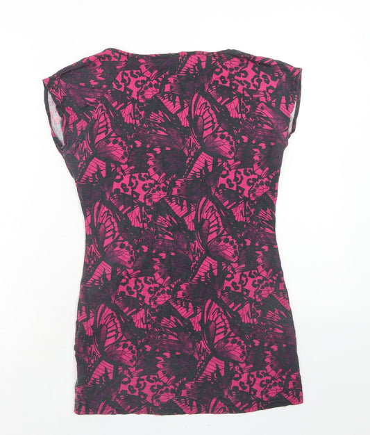 Womens UK Size 10 NEXT Pink Basic T-Shirt