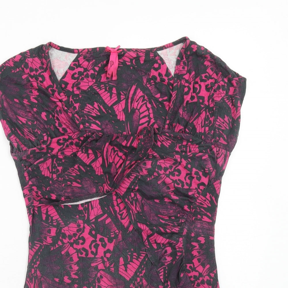 Womens UK Size 10 NEXT Pink Basic T-Shirt