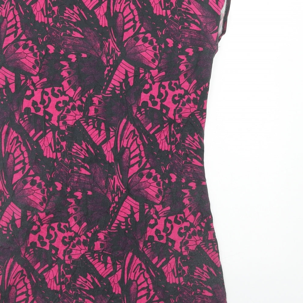 Womens UK Size 10 NEXT Pink Basic T-Shirt