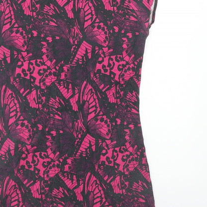 Womens UK Size 10 NEXT Pink Basic T-Shirt