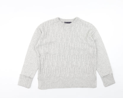 Womens UK Size M Marks and Spencer Grey Pullover Jumper