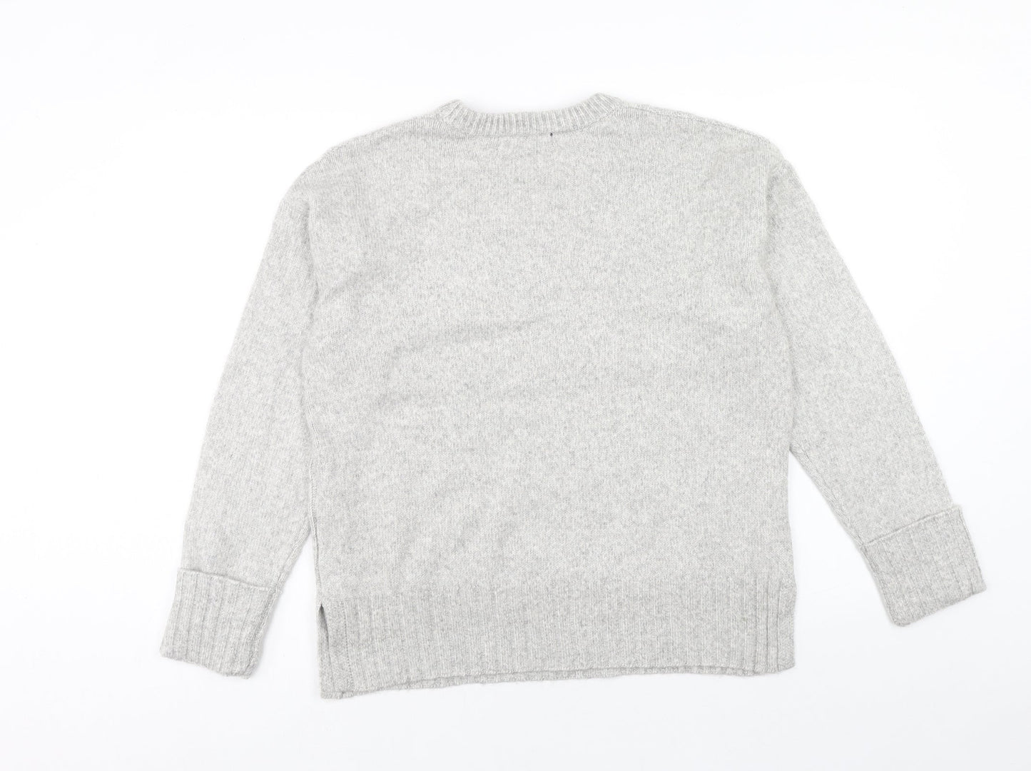 Womens UK Size M Marks and Spencer Grey Pullover Jumper