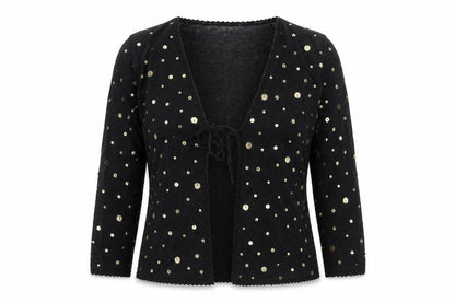 Womens UK Size 12 Phase Eight Black Cardigan Jumper