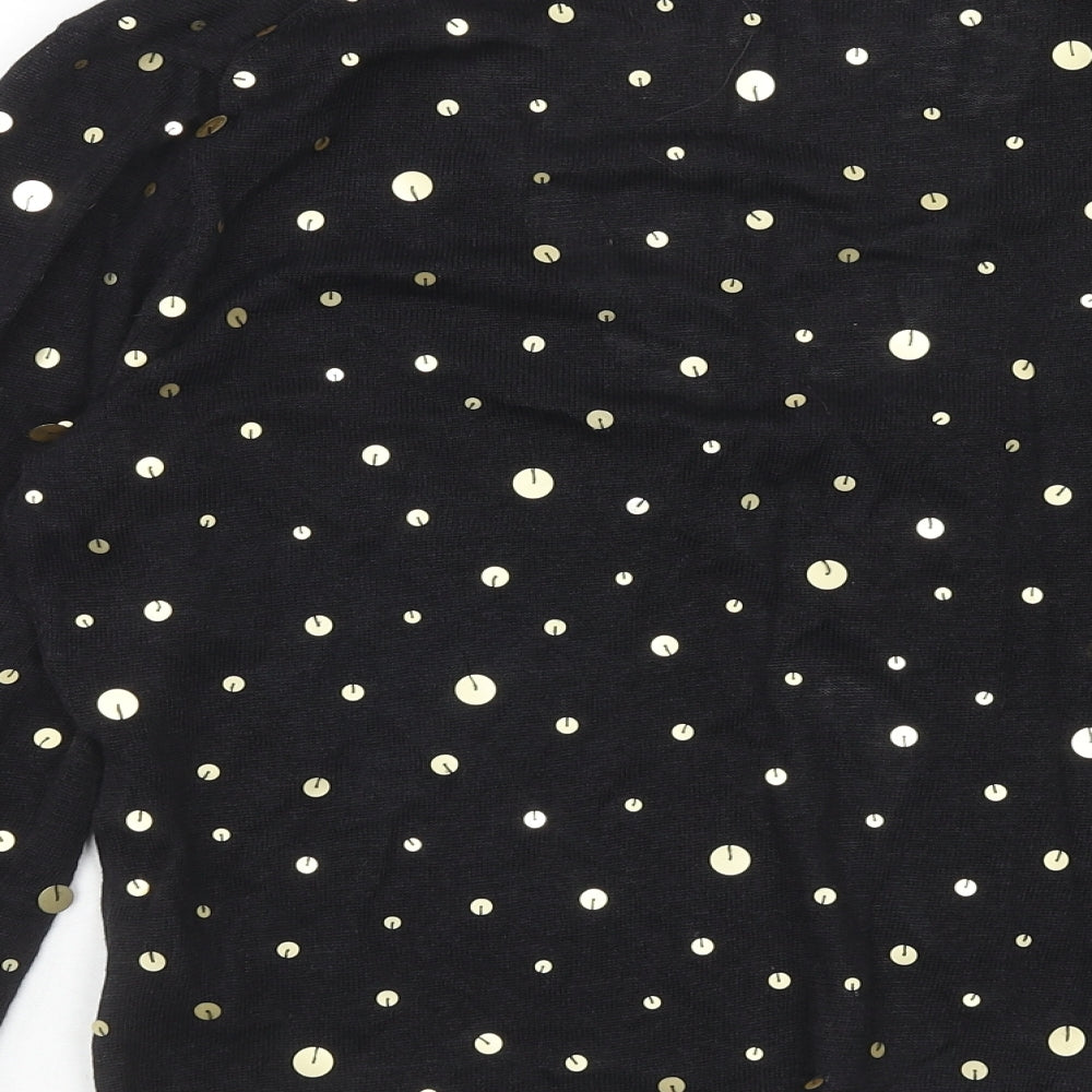 Womens UK Size 12 Phase Eight Black Cardigan Jumper