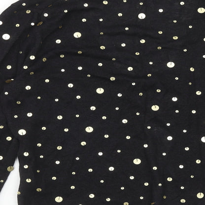 Womens UK Size 12 Phase Eight Black Cardigan Jumper