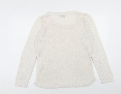 Womens UK Size L VERO MODA Ivory Pullover Jumper