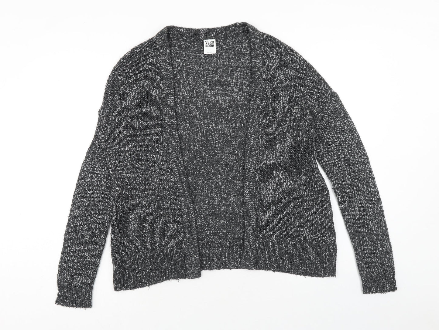 Womens UK Size S Vera Moda Grey Cardigan Jumper