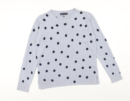 Womens UK Size 12 Marks and Spencer Blue Pullover Jumper
