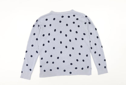 Womens UK Size 12 Marks and Spencer Blue Pullover Jumper