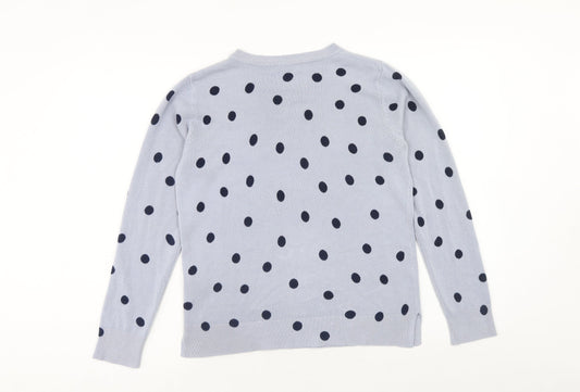 Womens UK Size 12 Marks and Spencer Blue Pullover Jumper