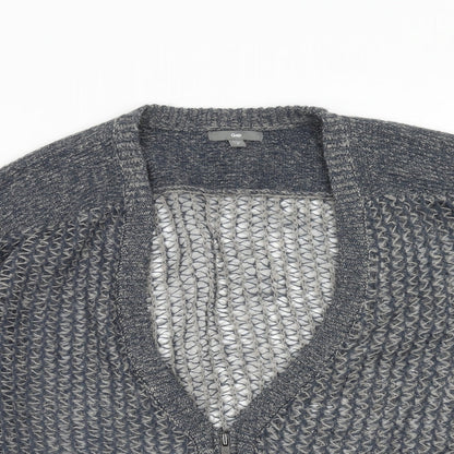 Gap Womens Blue V-Neck Acrylic Cardigan Jumper Size S