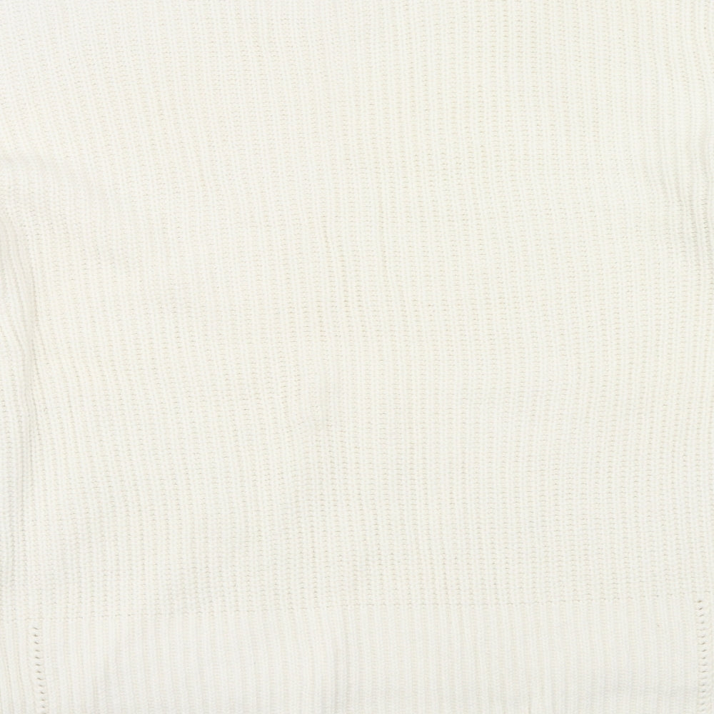 Womens UK Size 8 Miss Selfridge Ivory Pullover Jumper