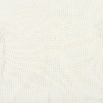 Womens UK Size 8 Miss Selfridge Ivory Pullover Jumper