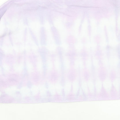 New Look Girls Purple Cotton Pullover Sweatshirt Size 12-13 Years Pullover - Better Days are Coming