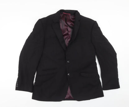 Autograph Mens Blue Wool Jacket Suit Jacket Size 40 Regular