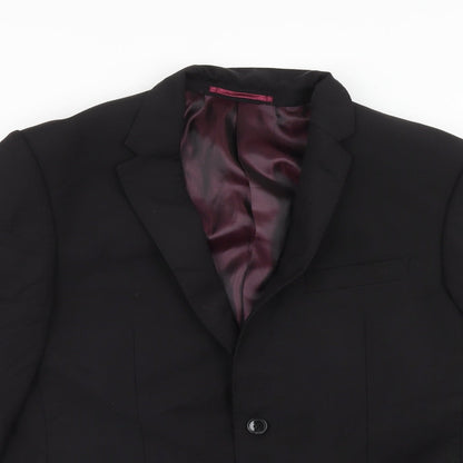 Autograph Mens Blue Wool Jacket Suit Jacket Size 40 Regular