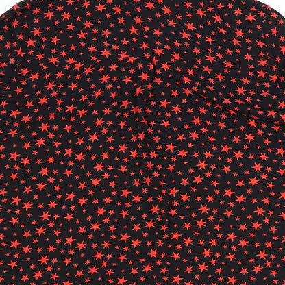 Womens UK Size 8 Marks and Spencer Black Basic Button-Up
