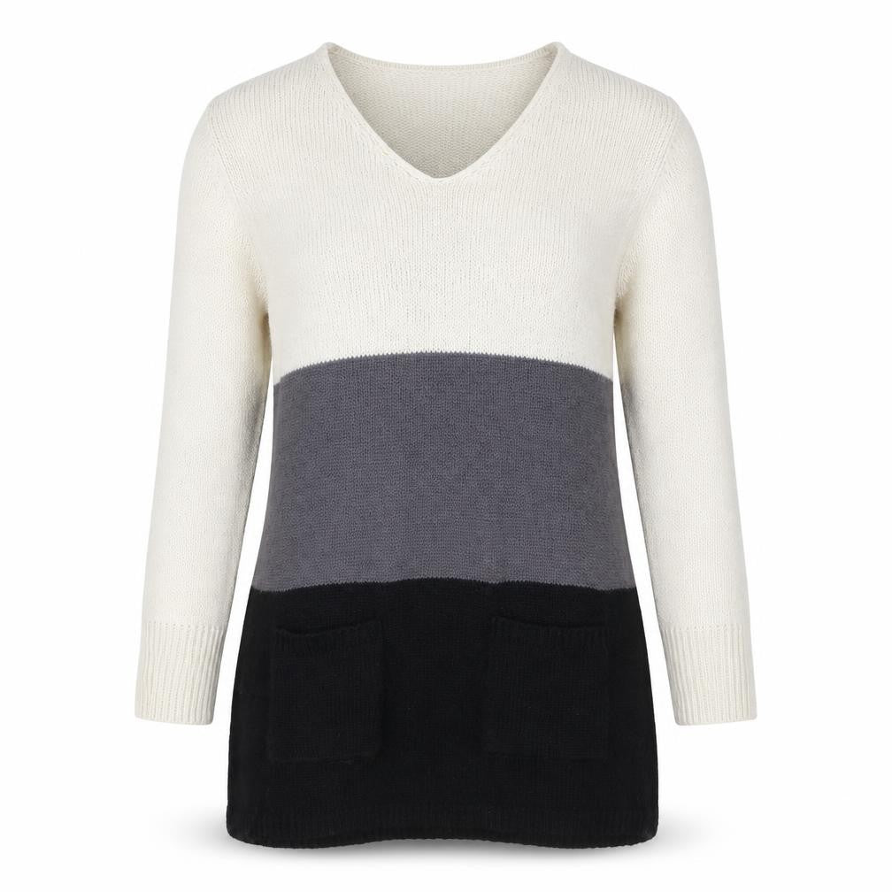 Womens UK Size S M&Co Multicoloured Pullover Jumper