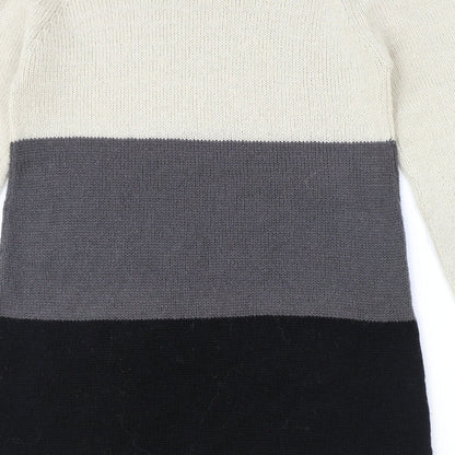 Womens UK Size S M&Co Multicoloured Pullover Jumper