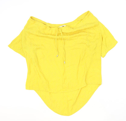 Womens UK Size 18 NEXT Yellow Basic Blouse