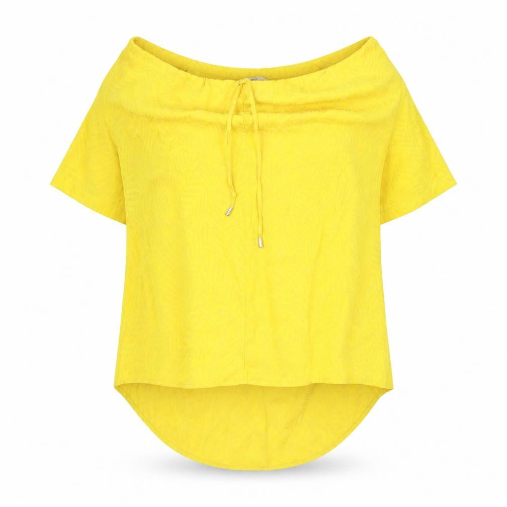 Womens UK Size 18 NEXT Yellow Basic Blouse