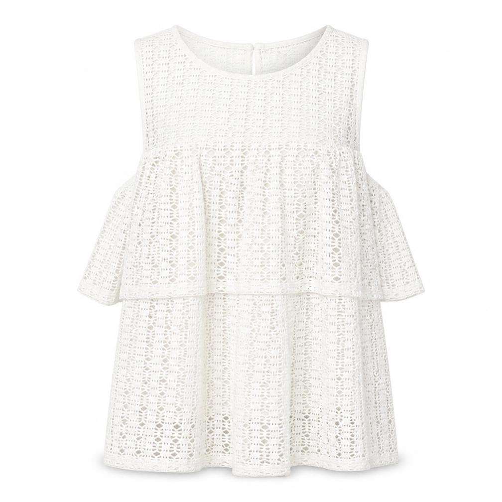 Womens UK Size 12 River Island Ivory Basic Blouse