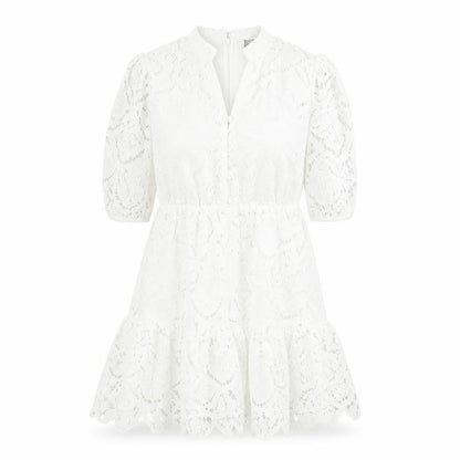 ASOS Womens Ivory Polyester A-Line Size 4XL V-Neck Zip