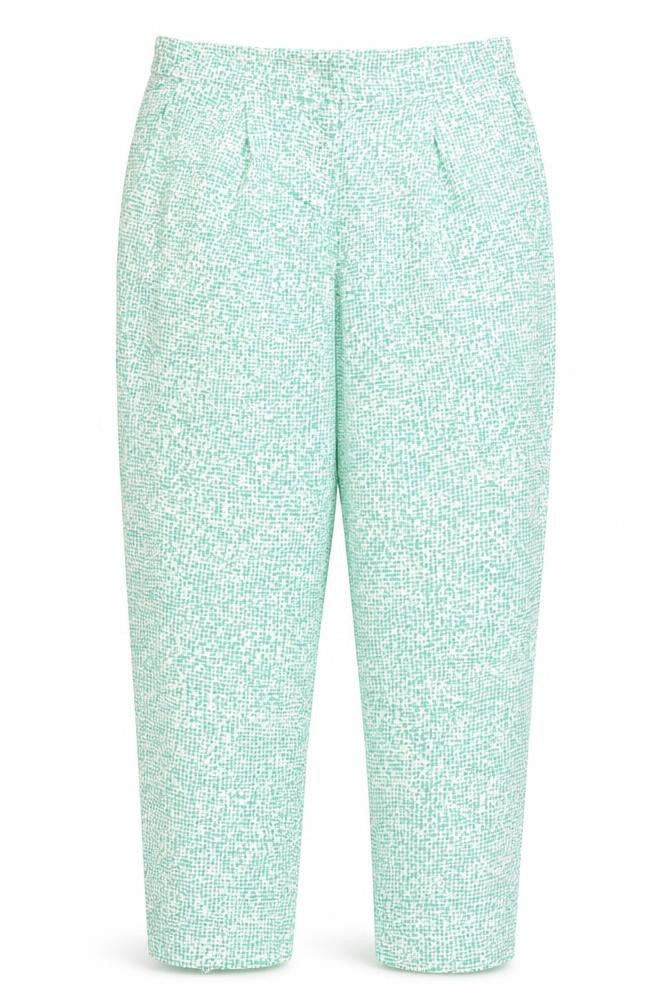 Womens UK Size 10 COS Regular Fit Carrot Green Trousers