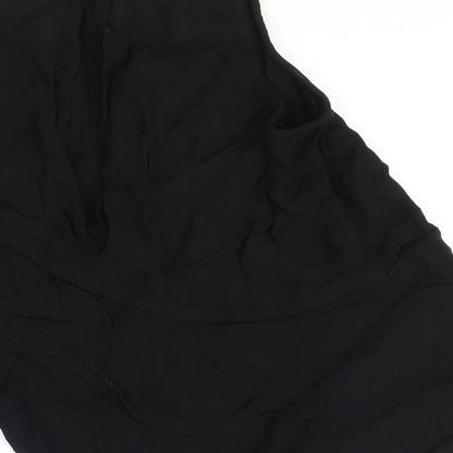 Womens UK Size 8 H&M Black Basic Tank