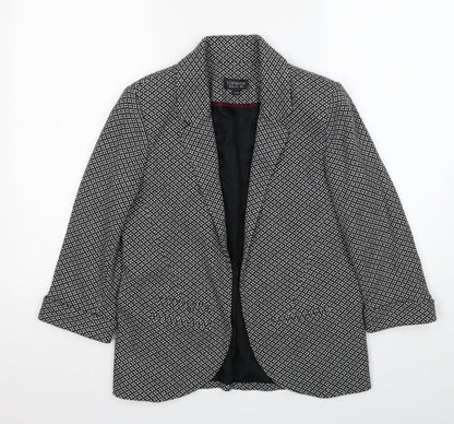 Womens UK Size 8 Topshop Black Jacket