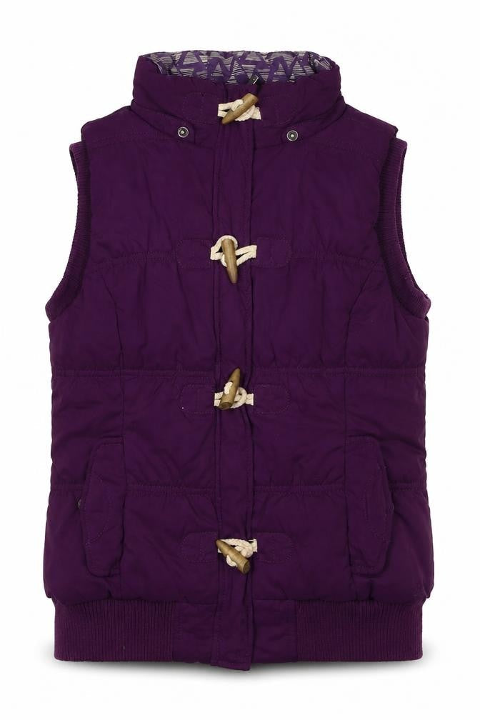 Womens UK Size 10 Debenhams Purple Gilet