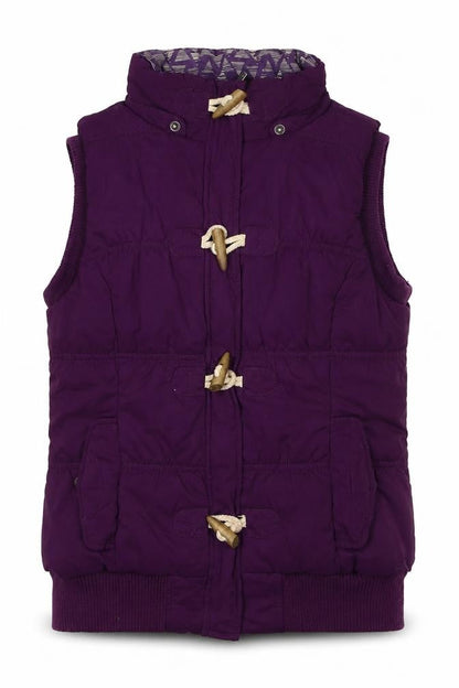 Womens UK Size 10 Debenhams Purple Gilet