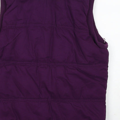 Womens UK Size 10 Debenhams Purple Gilet