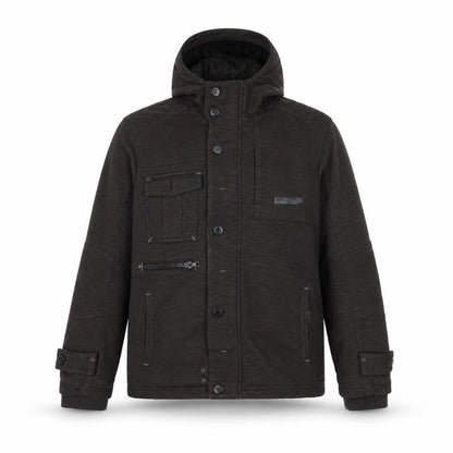 Next Mens Brown Anorak Coat Size S Zip